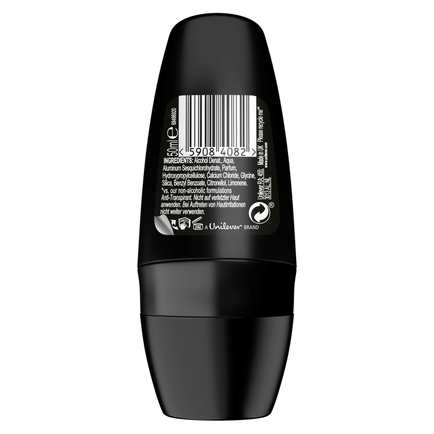 Axe - Deodorant Man - Roll-On - Black - 6 x 50 ml - Voordeelverpakking