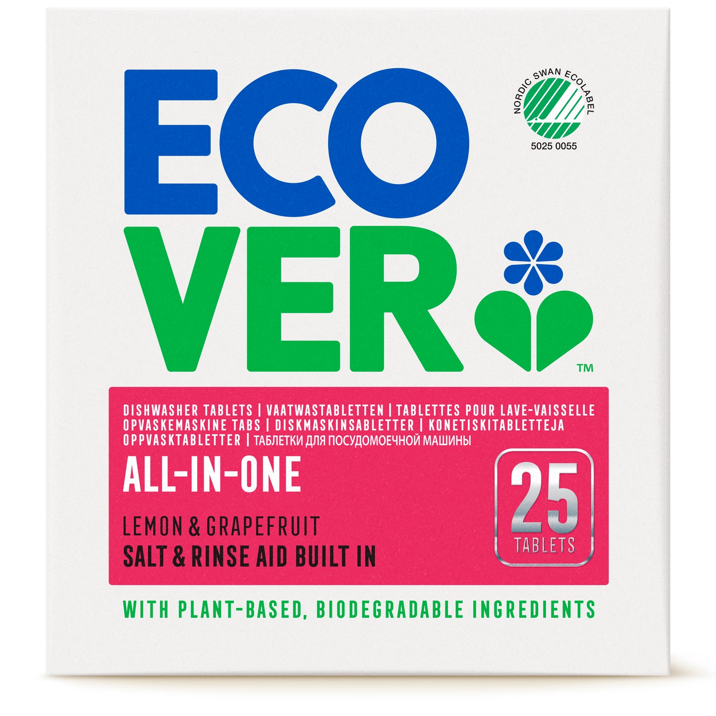 Ecover Vaatwastabletten - All In One - Promopack 150 Tabs
