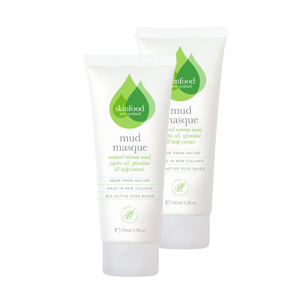 SKINFOOD NZ Skincare Mud Mask - Gezichtsmasker - Voor Droge tot Normale Huid - Natuurlijk & Dierproefvrij