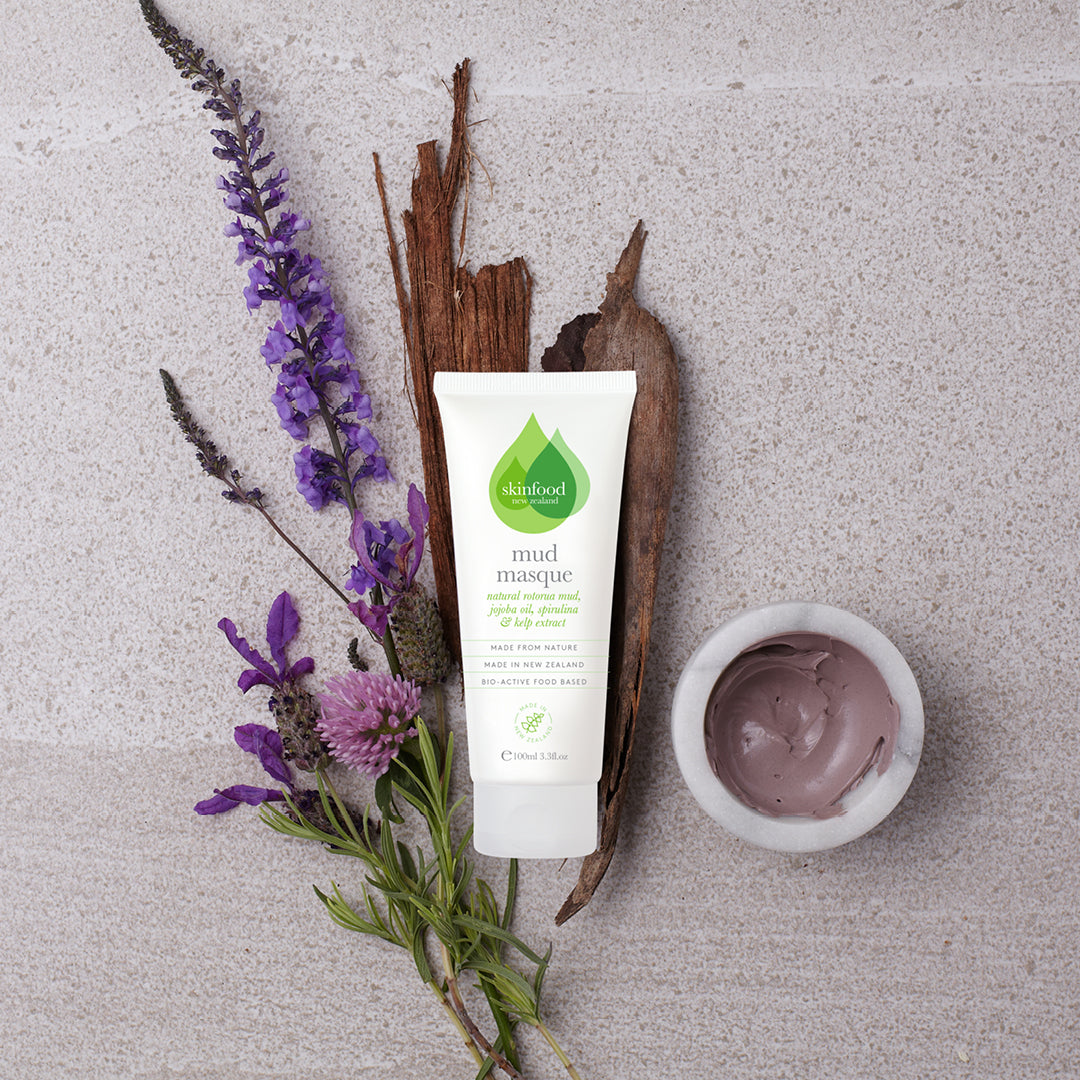 SKINFOOD NZ Skincare Mud Mask - Gezichtsmasker - Voor Droge tot Normale Huid - Natuurlijk & Dierproefvrij