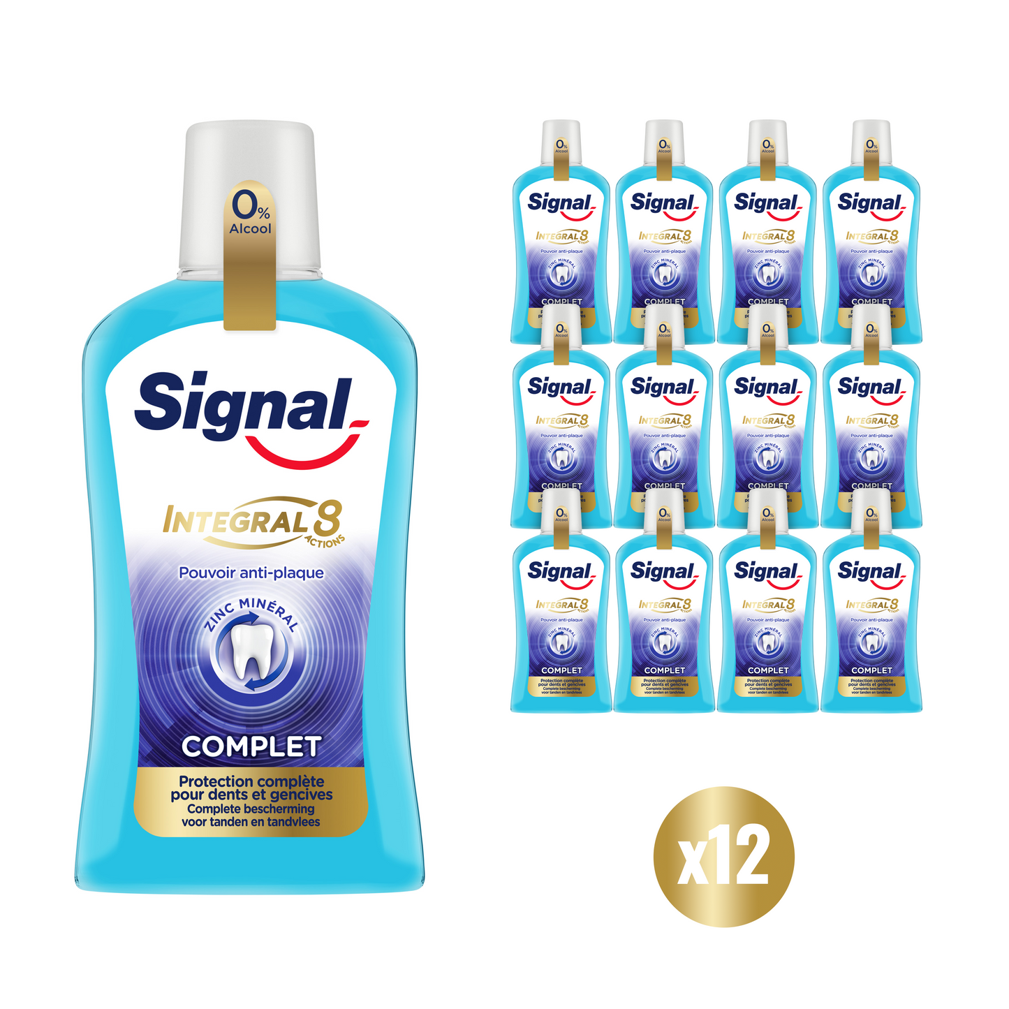 SIGNAL Mondwater - Integral 8 - 12 x 500 ml