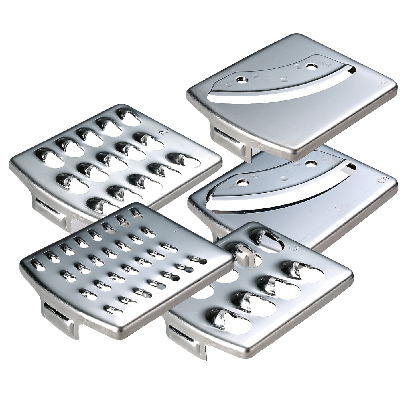 Bamix SliceSy Keukenmachine Voor Staafmixer - Grijs - Met 6 Accessoires