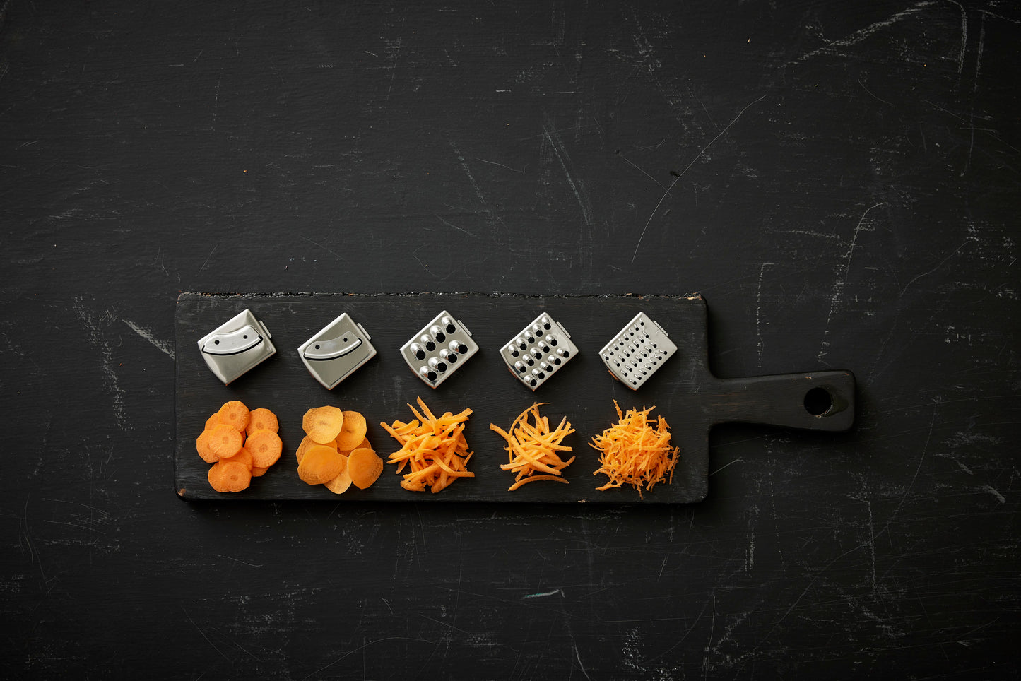 Bamix SliceSy Keukenmachine Voor Staafmixer - Grijs - Met 6 Accessoires