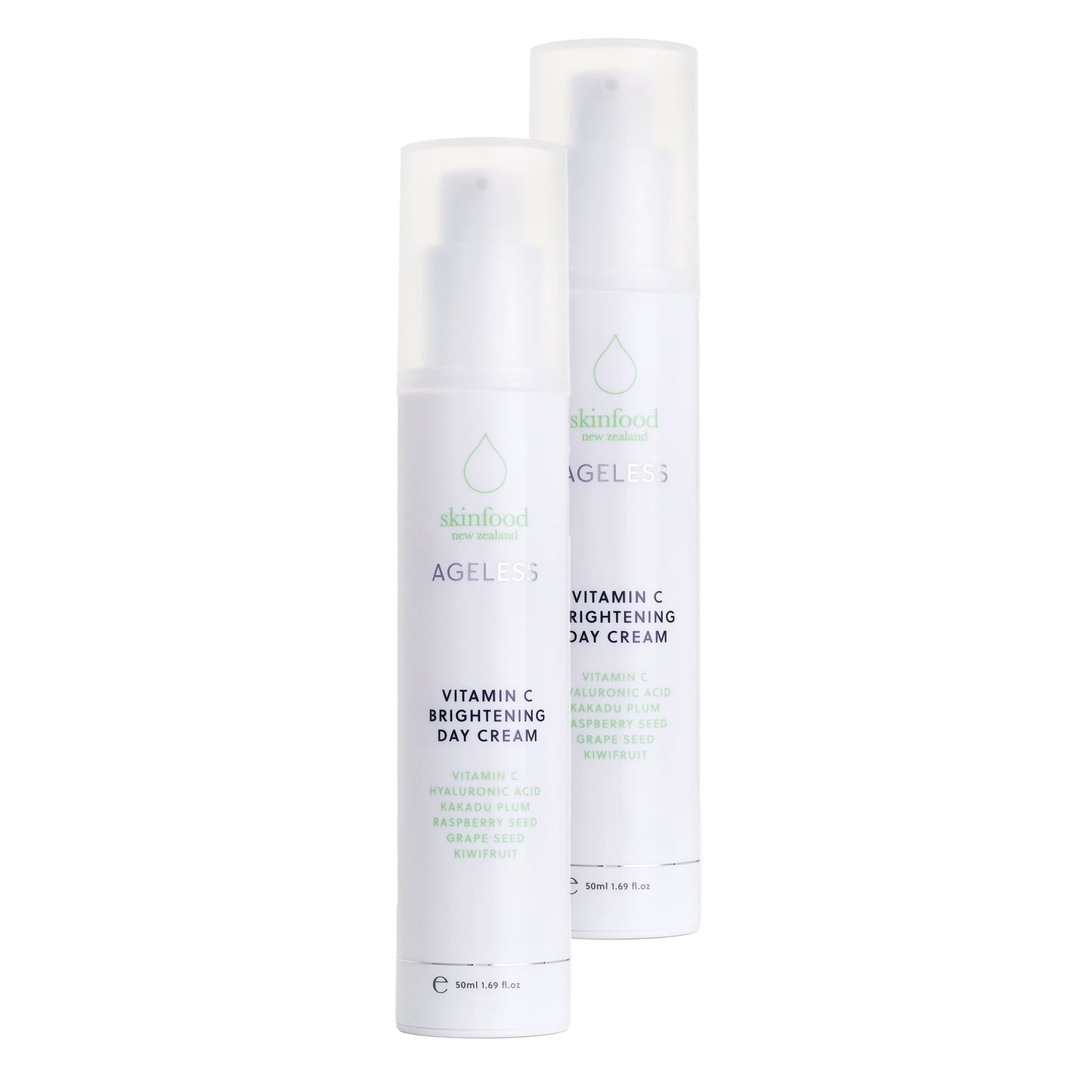 SKINFOOD NZ AGELESS Skincare Vitamine C Brightening Day Cream - Dagcrème - Voor Mature Huid - Vegan & Dierproefvrij