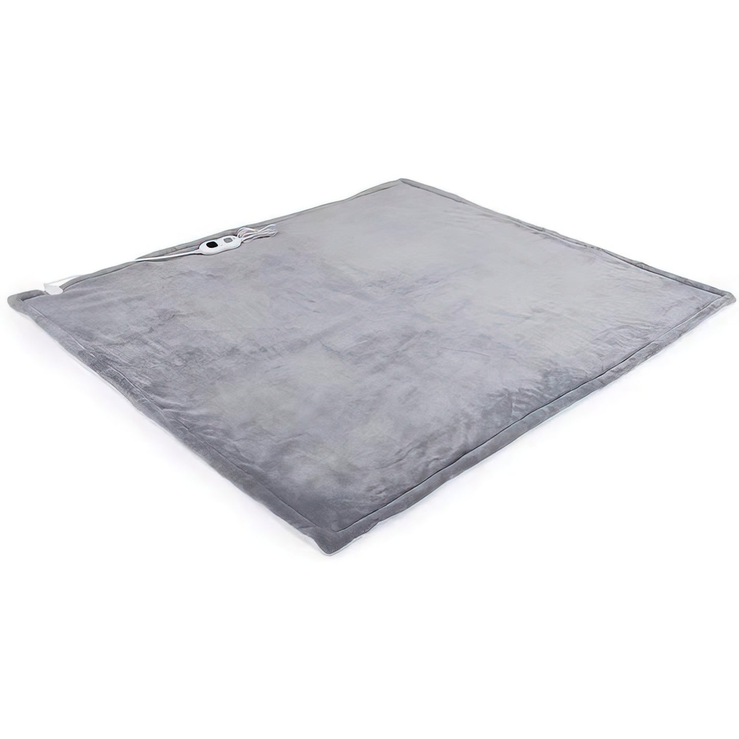 Stole My Day Elektrische Deken 1-Persoons - Warmtedeken met 3 Warmteniveaus - 100% Organisch Katoen - 152x127 cm - Grijs