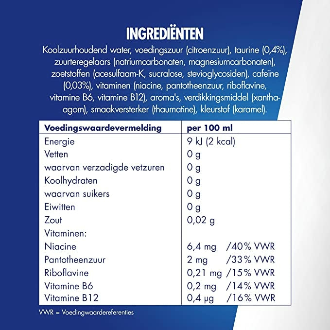 Red Bull Zero - Suikervrije Energiedrank - 24x25cl