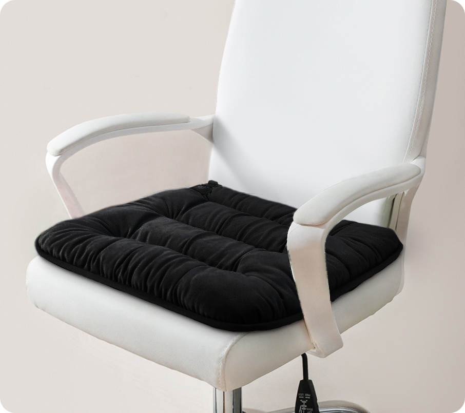 Elektrisch warmtekussen oplaadbaar - 3 Warmtestanden - 43 x 43 x 10cm - Zwart