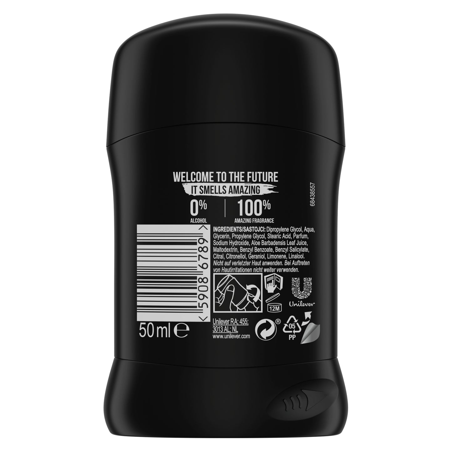 Axe - Deodorant Men- Stick - Black – 48 uur Lang Onweerstaanbaar Fris Peer en Cederhourgeur  - Superieure anti-prik formule - Voordeelverpakking 6 x 50 ml