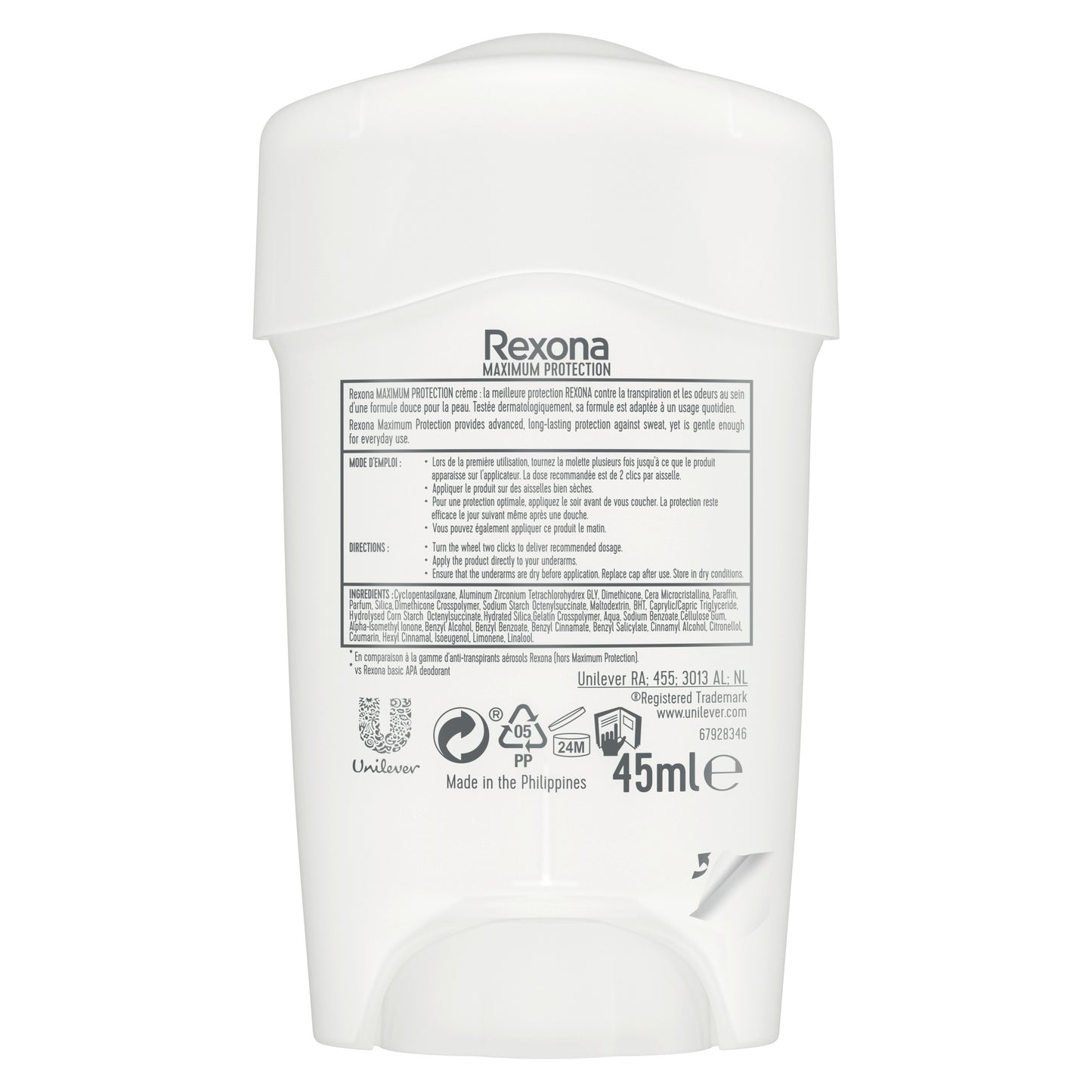 REXONA Deodorant Stick Vrouw - Sensitive - 6 x 45 ml