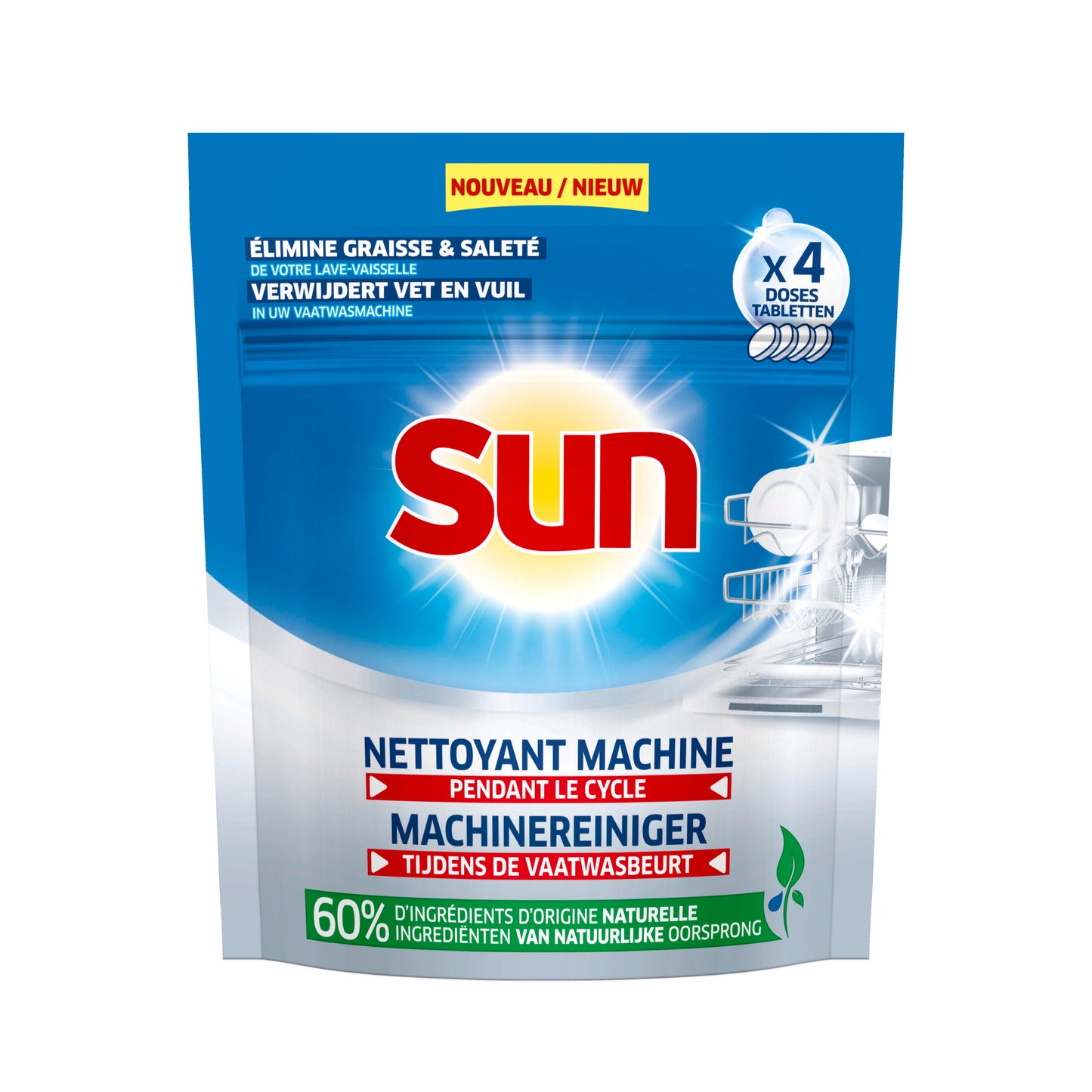 SUN Machinereiniger voor Vaatwasser - 20 x 4 wasbeurten