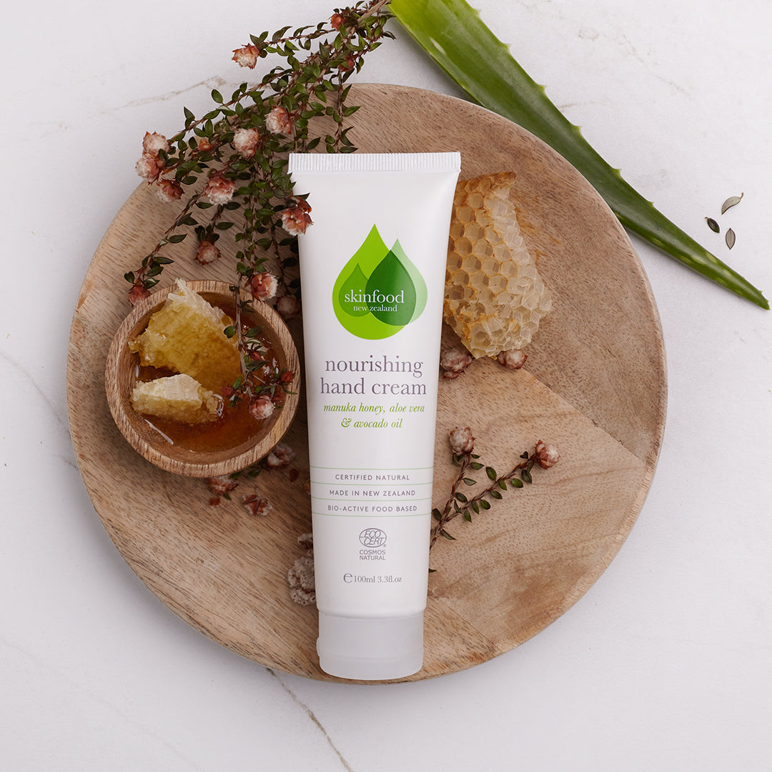 SKINFOOD NZ Skincare Nourishing Hand Cream - Handcrème - Voor Droge Huid - 99,9% Natuurlijk & Dierproefvrij