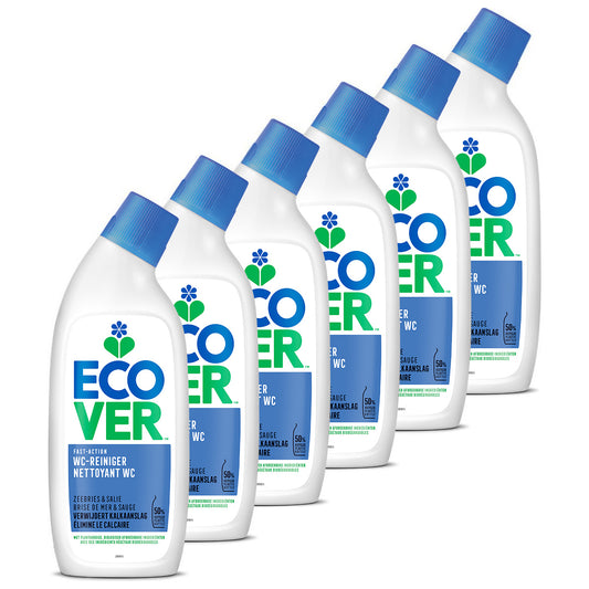 Ecover - Toiletreiniger - Zeebries & Salie - Voordeelverpakking 6 x 750 ml